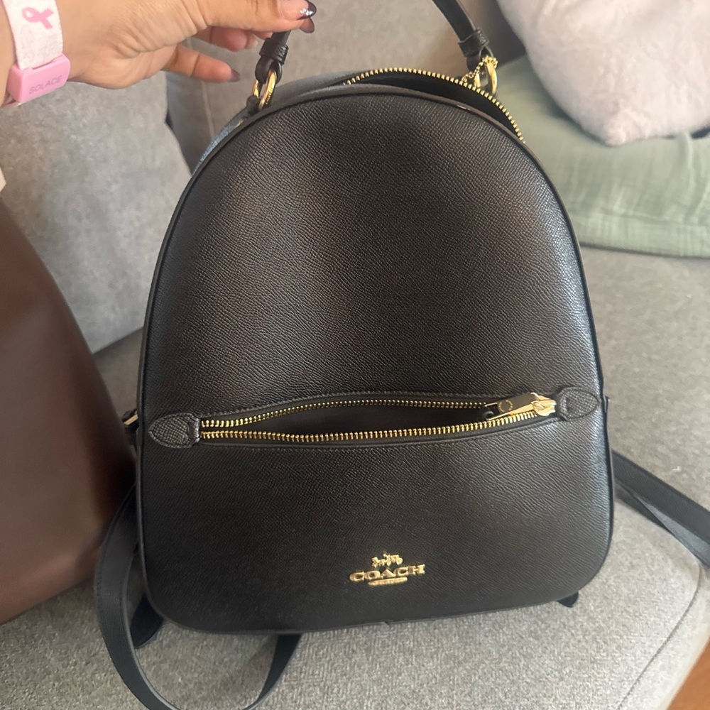 Coach Black Backpack with Gold Accents - Picture 6 of 6